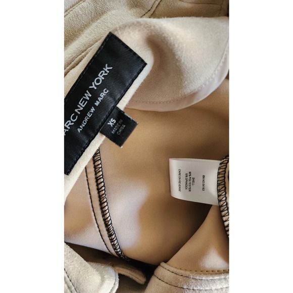 NWT Marc New York Cream Button Up Coat Size X - Picture 9 of 9